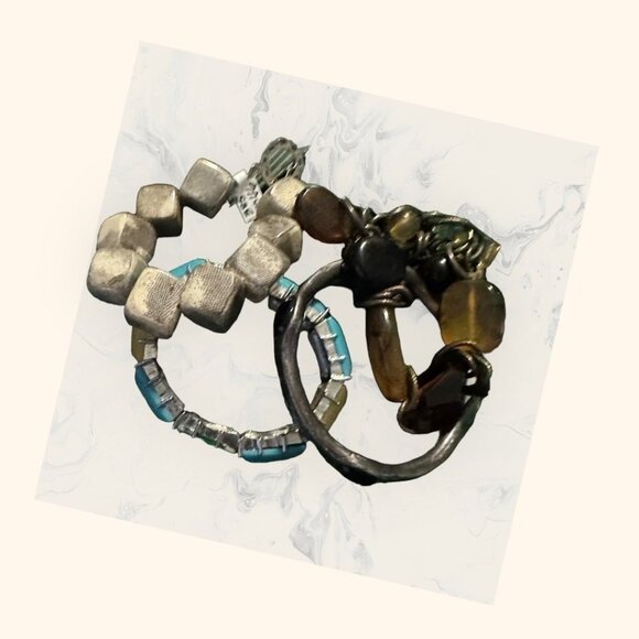 Jewelry - 5/$20 Bundle of 5 Chunky‎ Statement Bracelets
